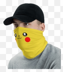 The Pikachu Neck Gaiter U2013 Games Of Future Past - Louis Vuitton Neck Warmer Emoji,Emoticon Visor