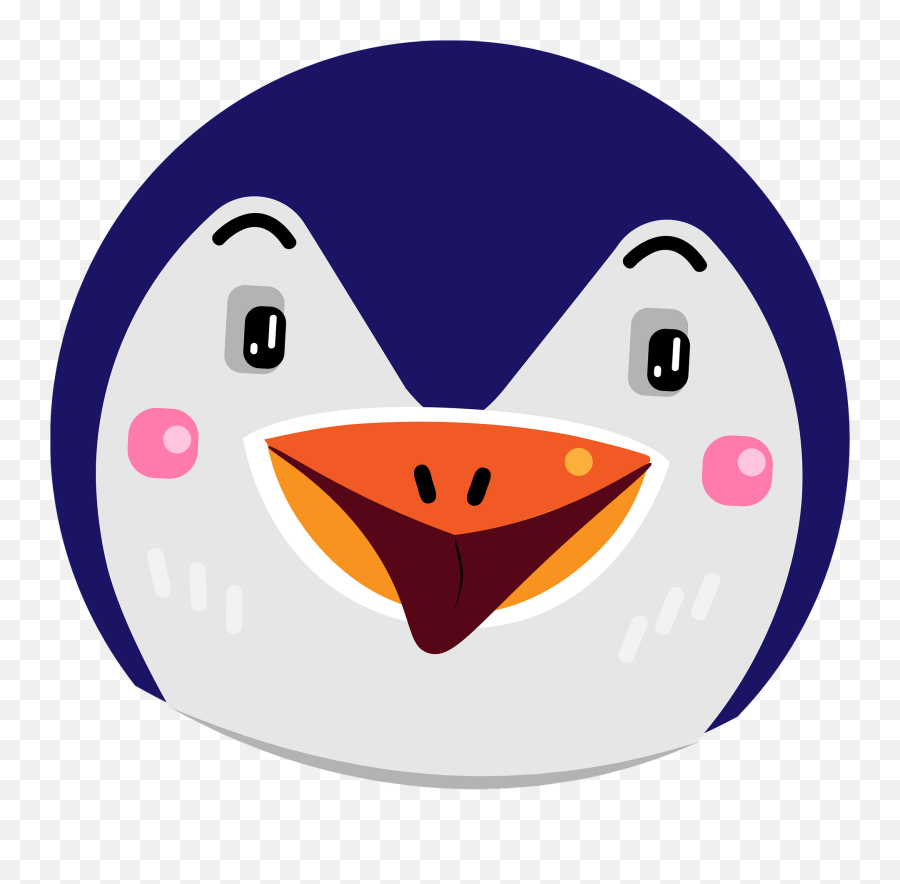 Penguin Head Clipart Free Download Transparent Png Creazilla - Happy Emoji,Cute Penguin Emoticon