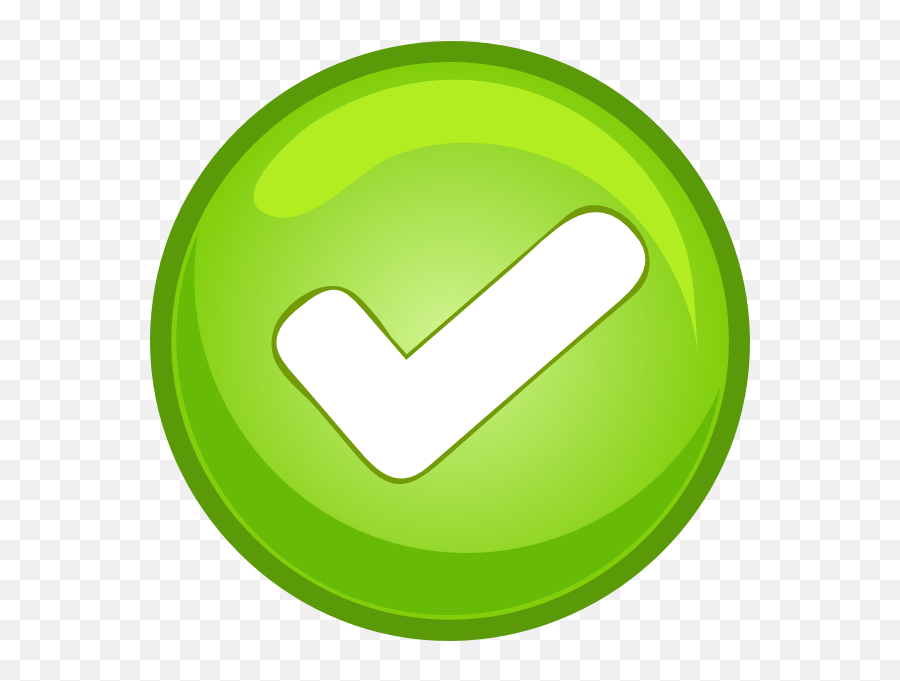 Green Check Mark Png Images - Icon Circle Green Check Emoji,Emoticon Vote Yes Green Check