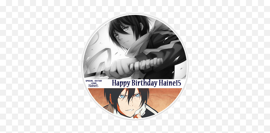 Closed Happy Birthday Haine15 Se - Forums Myanimelistnet Black Hair Blue Eyes Anime Boy Emoji,Nagato Emoticon