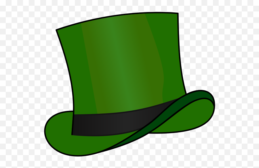 Top Hat Green - Green Hat Clipart Emoji,Emoticon Symbol Top Hat I Say