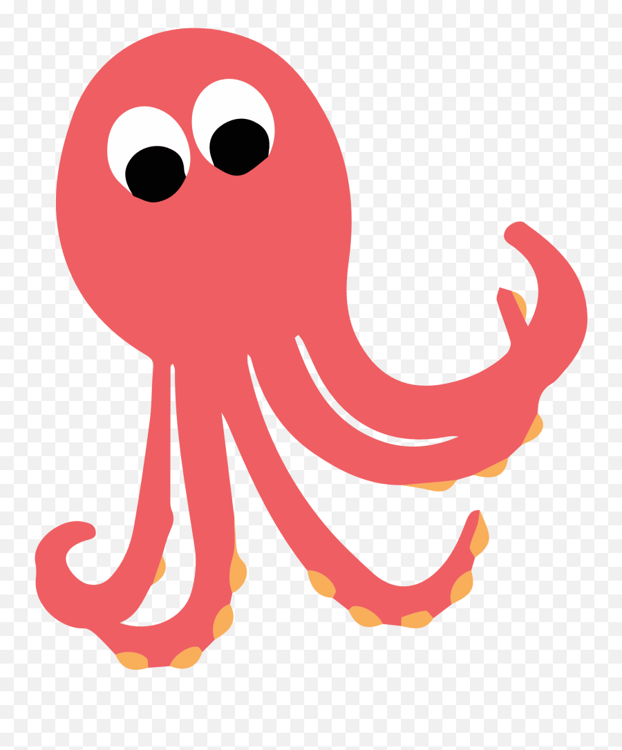 Pink Painted Octopus Free Image - Transparent Cartoon Sea Animals Emoji,Octopus Emotions