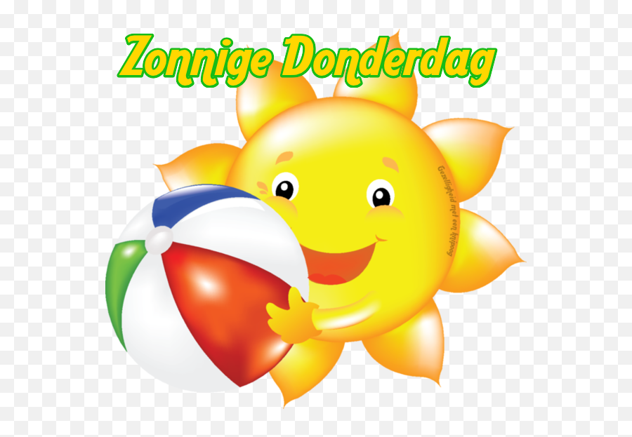 Donderdag Sun Clip Art Summer Sun Happy Summer - Clip Art Emoji,Summer Kawaii Emoticon