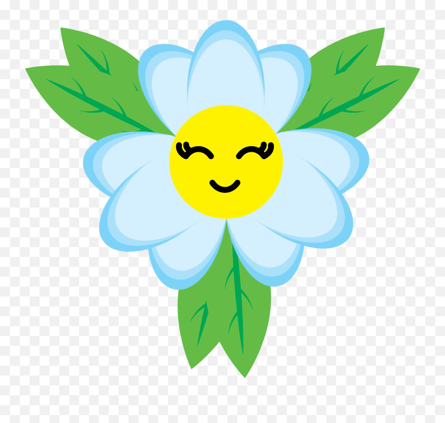 Kawaii Flower Illustration - 013 Graphic By Emoji,Doterra Smile Emoticon