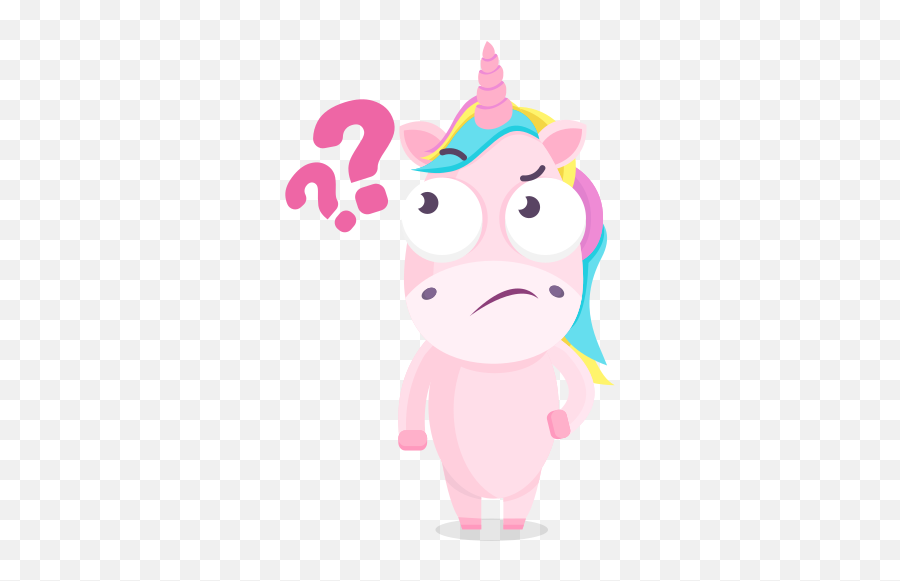 Question Stickers - Free Miscellaneous Stickers Emoji,Coloring Pages Of Unicorn Emojis