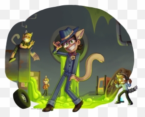 Sewer Cats Sewer Cats Cats Of The Deep Dark Underworld Emoji,Cat Ears That React To Emotions