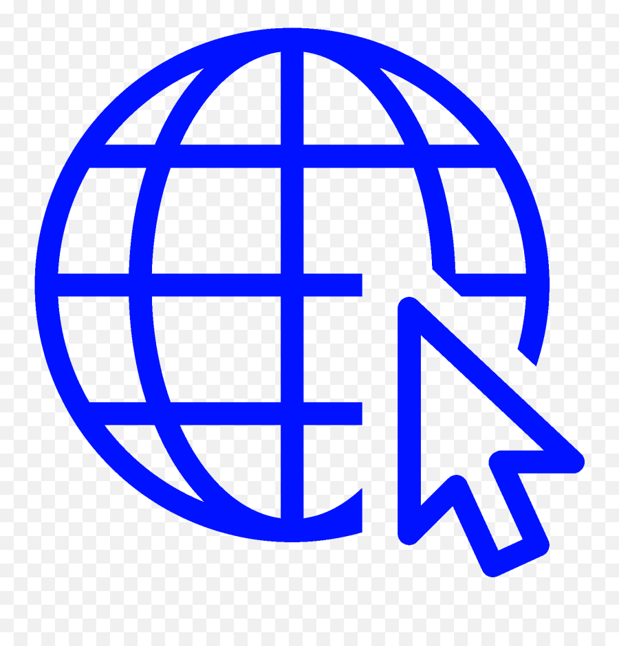 Web Page Internet Network Blue Icon Transparent Png Citypng Emoji,Navy Blue Circle Emoji