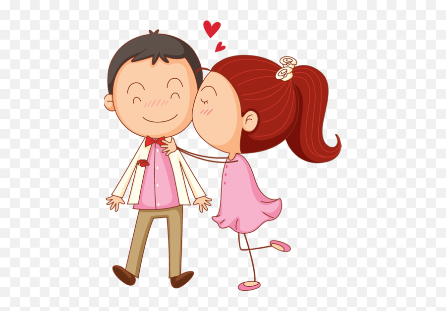 Cartoon Illustration Boy U0026 Girl Couple In Love Citypng Emoji,Love Letter Emoji From Boy
