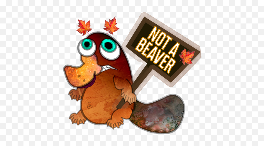 Not Beaver Not Duck By Marcin Pogorzelski Emoji,Duck Emojii