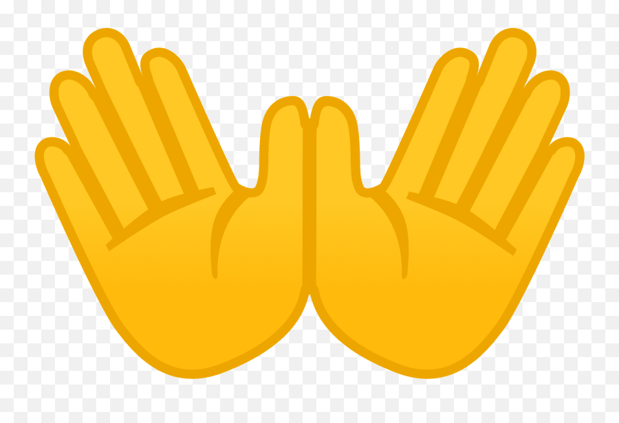 Open Hands Emoji Clipart Free Download Transparent Png,Emoji Hands Up Crying