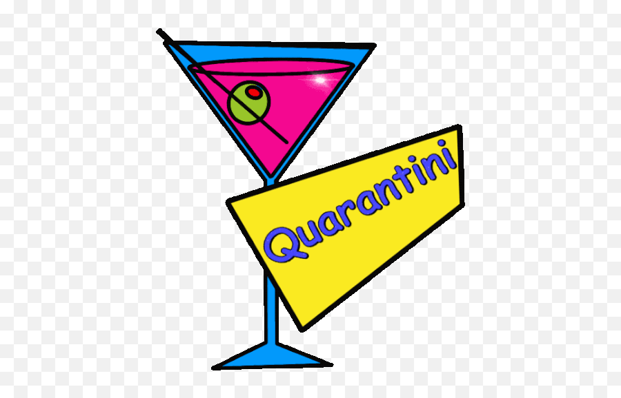 Quarantini Stayhome Gif - Quarantini Time Gif Emoji,Martini Party Emoji
