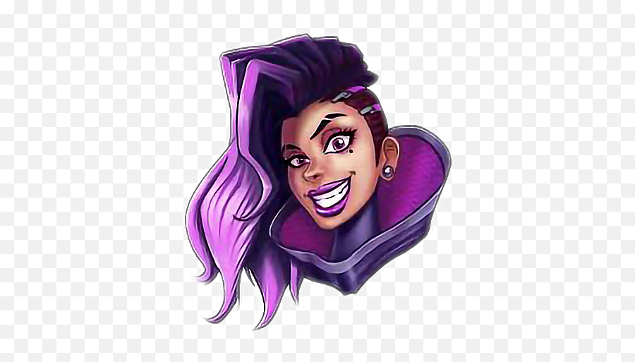 Overwatch Sombra Sticker By Videola - For Women Emoji,Sombra Emoji