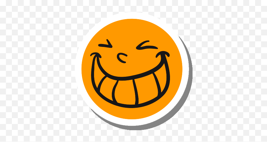 Funny Smile Stickers For Imessage By Saverio Olivieri - Happy Emoji,Funny Smile Emoji