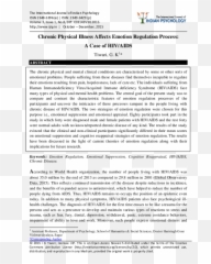 Pdf Chronic Physical Illness Affects Emotion Regulation - Vertical Emoji,Hiding Emotions Disorder