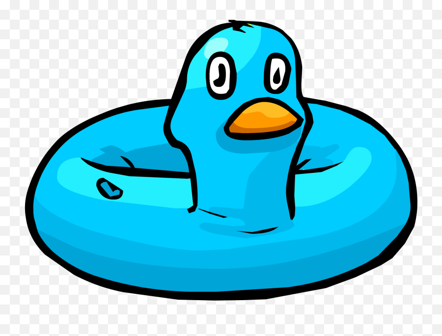 Blue Duck - Club Penguin Rubber Duck Emoji,Rubber Duck Emoji