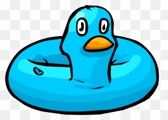 Blue Duck - Club Penguin Rubber Duck Emoji,Rubber Duck Emoji