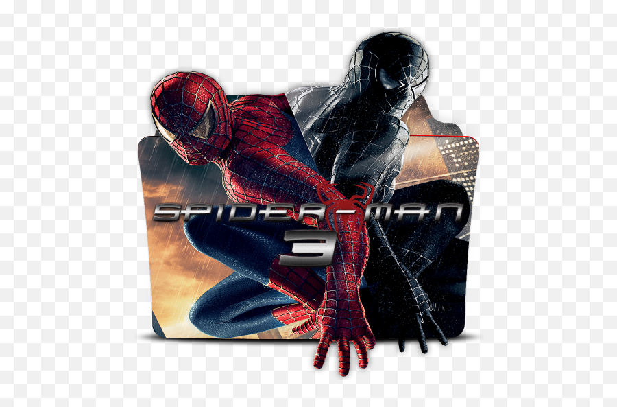 Spider - Man 3 Movie Folder Icon Designbust Spider Man Emoji,Spider Emoji