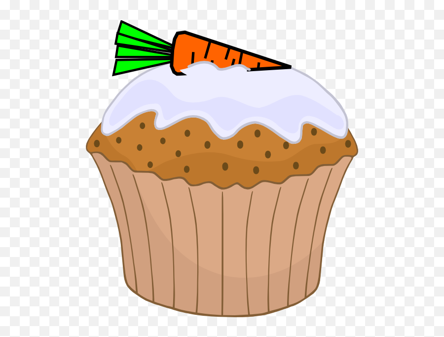 Cupcake Clipart Animated Cupcake Animated Transparent Free - Carrot Cupcake Clipart Emoji,Orange Cherry Strawberry Fist Emoji