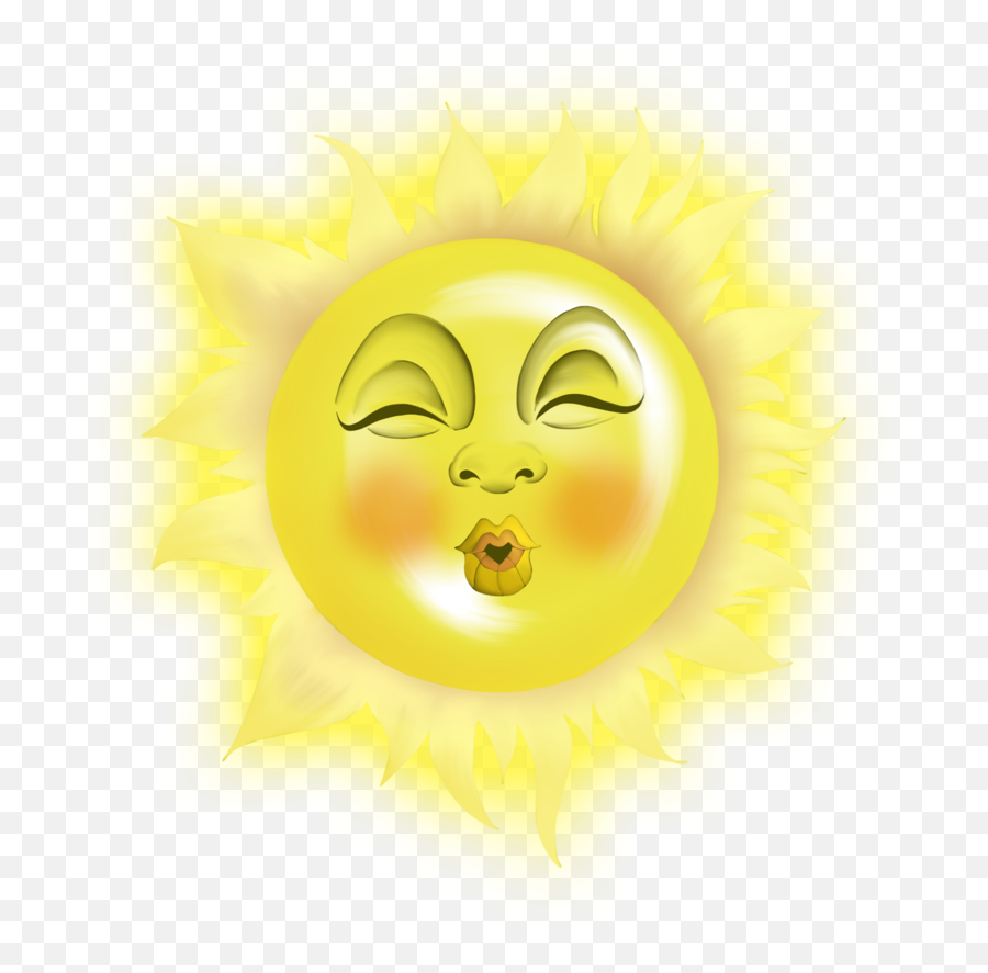 Sol Lua Nuvem E Etc Emoticon Emoticon Apaixonado Por - Happy Emoji,Emoticons De Apaixonados