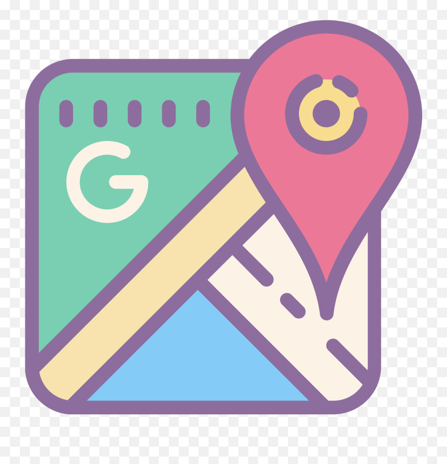 Google Maps Png Transparent - Google Maps Icon Aesthetic White Emoji,Map Emoji Png