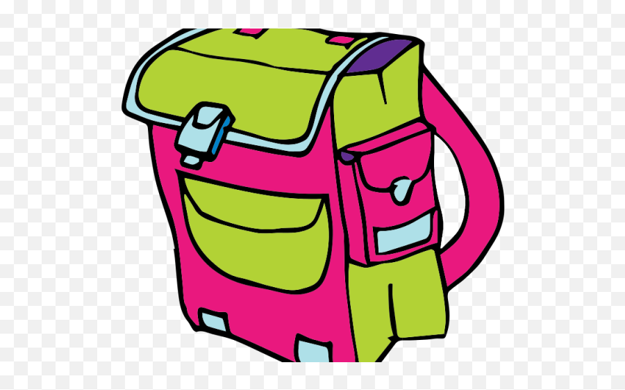 Backpack Clipart Supply - Bag Clip Art Emoji,Emoji Rucksack