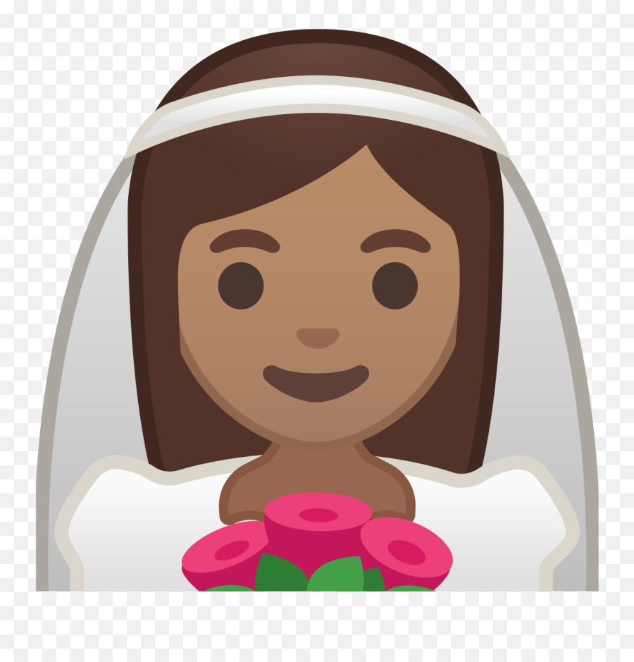 Filenoto Emoji Oreo 1f470 1f3fdsvg - Wikimedia Commons Bride Emoji Transparent Background,Google New Female Emojis