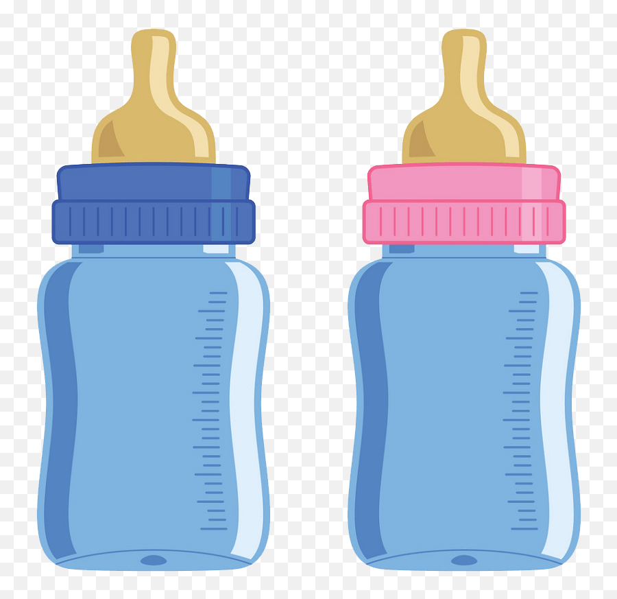 Flowers Border Png - Baby Blue Bottle Clipart Emoji,Baby Bottle Emoji Clipart