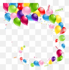 Birthday Greetings Birthday Wishes - Transparent Background Balloon Vector Emoji,40th Birthday Emoticons