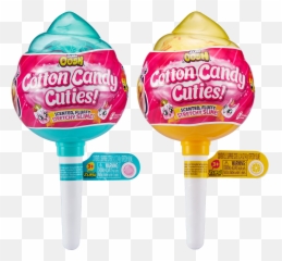 Oosh Jumbo Cotton Candy Cuties Scented Squishy Stretchy Slime With Collectible Cutie Green And Yellow 6 Tall Container Of Slime - Walmartcom Cotton Candy Slime Walmart Emoji,Cloud With Lightning And Rain Emoji Android