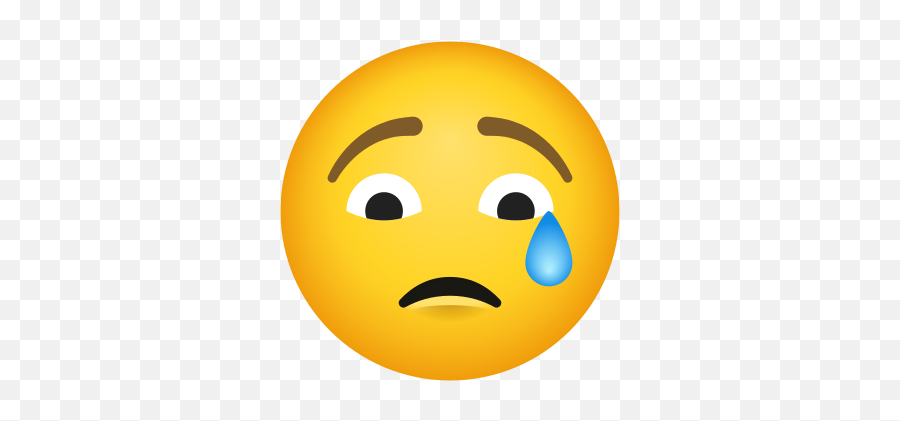 Crying Face Icon - Happy Emoji,Crying Emoticon For Facebook Status