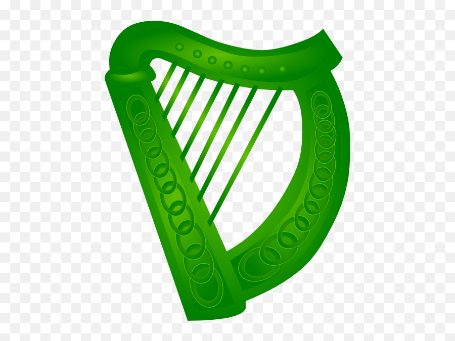 Harp Clipart - Clipart Suggest Clipart Celtic Harp Emoji,Guinness Emoticon Download
