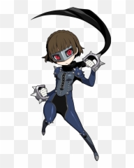Persona5 Makoto Niijima Makotoniijima Sticker By Jay - Persona 5 Makoto Chibi Emoji,Persona 5 Emoji