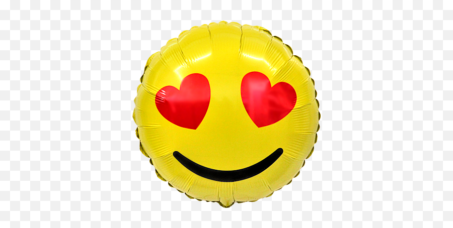 Emoji Liebe Ballon - Punctured Disk,Ballon Emoticon