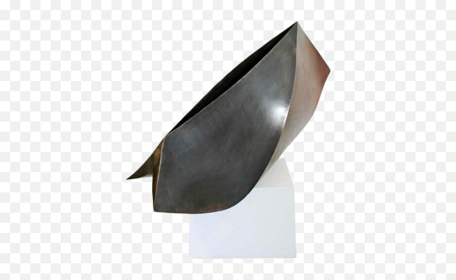 Contemporary Modern Stainless Steel W Patina Acceptance Sculpture Kate Silvio - Solid Emoji,Roman Sculpture With Human Emotion