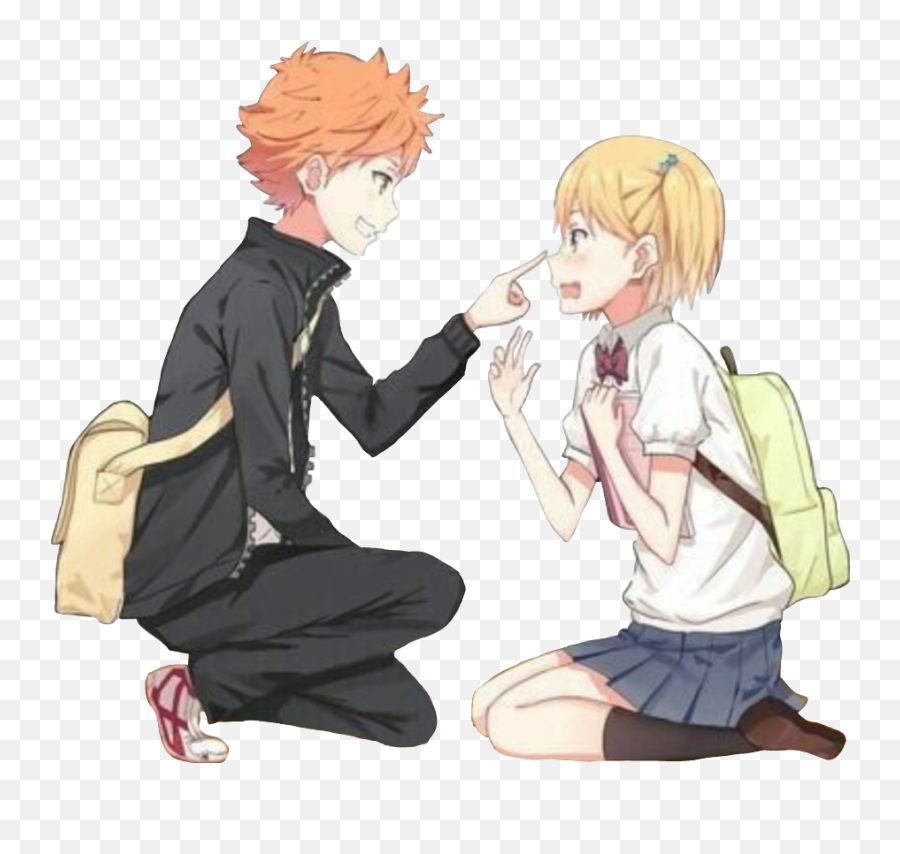 Haikyuu Karasuno Hinata Shoyo Sticker - Hinata Yachi Haikyuu Emoji,Hitoka's Emoticon