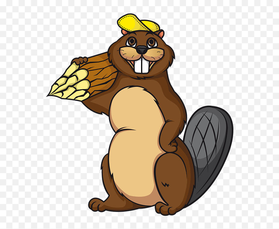 Free Photo Beaver Rodent Cartoon Log - Rodents Emoji,How To Draw A Cartoon Animal Eye Emotion
