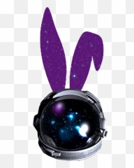Space Bunny - Astronaut Helmet Png Emoji,Bunny Holding Cake Emoticon