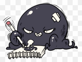Create Cute With A Touch Of Dark Anime Illustrations - Fictional Character Emoji,How To Draw Anime Emotions Samsung Note 9