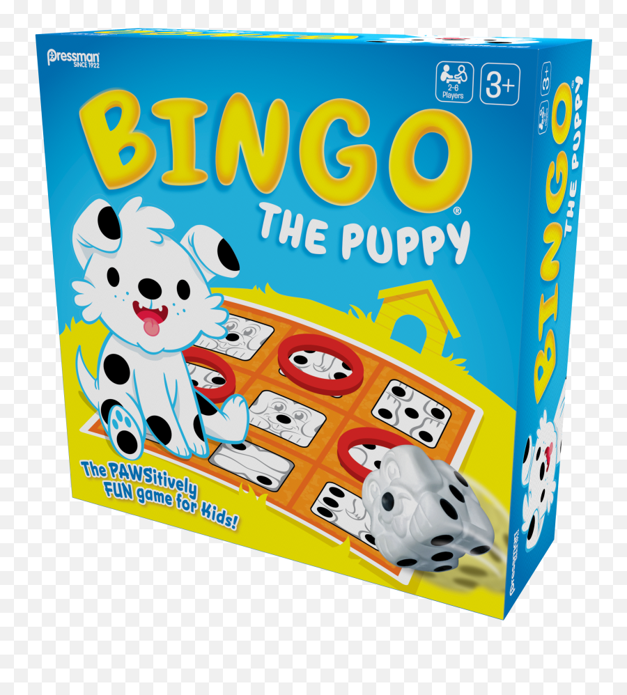 Pressman Bingo The Puppy - Shumee Bingo Hra Se Psem Ringo Bingo Štn Emoji,Emotions Movie Bingo