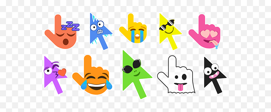 Custom Cursor Browser Extension - Dot Emoji,Batman Emoji