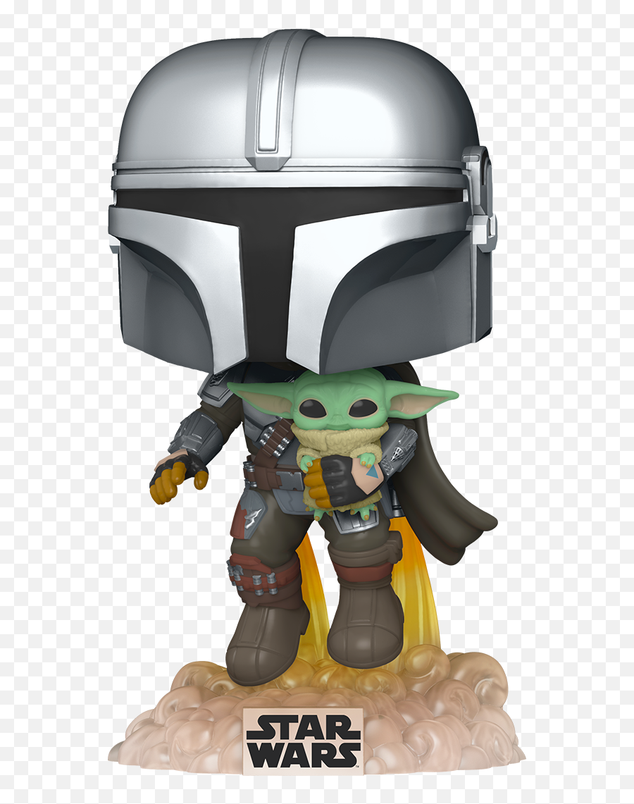 Funko Pop Star Wars The Mandalorian - Mando Flying Wjet Emoji,Emoji Pencil Erasers Walmart