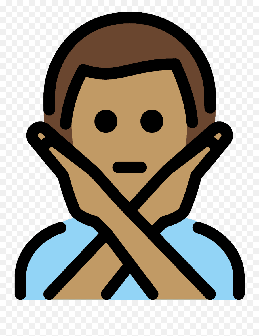 Man Gesturing No Emoji Clipart Free Download Transparent,No Emojis Allowed