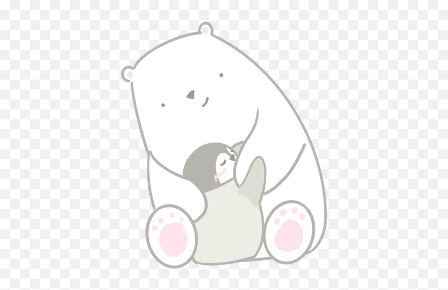Polar Bear Vanilla U0026 Penguin Mochi Sticker Pack - Stickers Cloud Emoji,The Polar Express Emojis