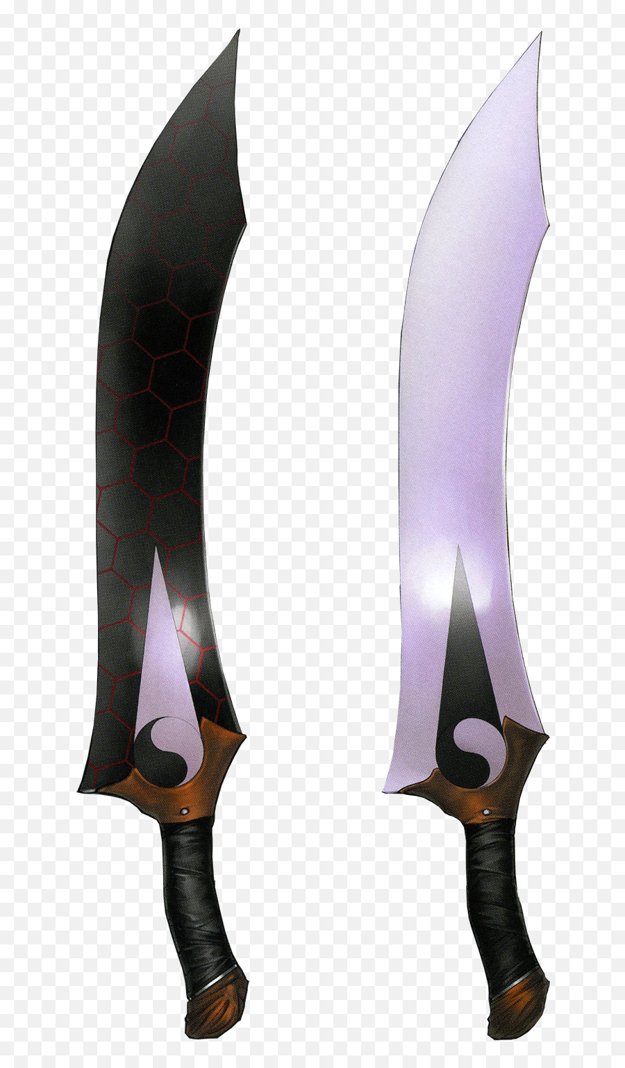 Kanshou And Bakuya Emoji,Two Swords Emoji