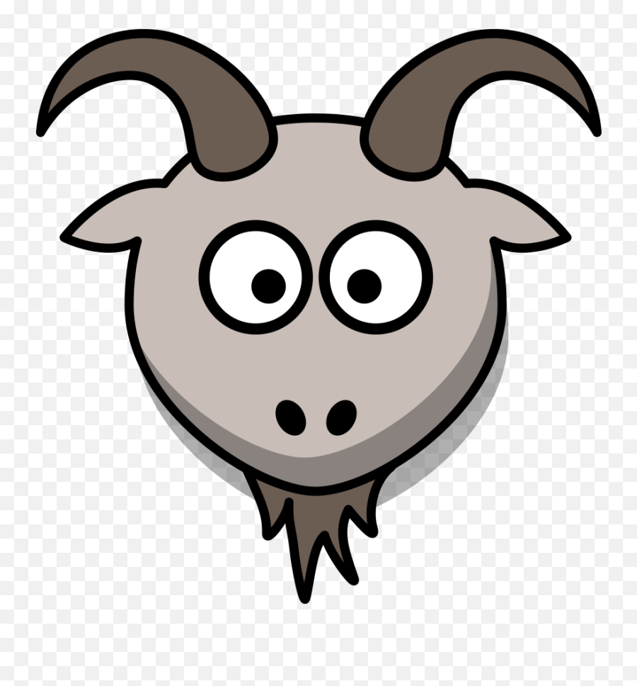 Goat Cartoon Head Png Svg Clip Art For Web - Download Clip Emoji,Bang Head Here Emoji