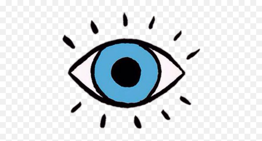 Freetoedit Random Tumblr Eye - Evil Eye Iphone X Eye Tattoo Png Emoji,Evil Eye Emoji