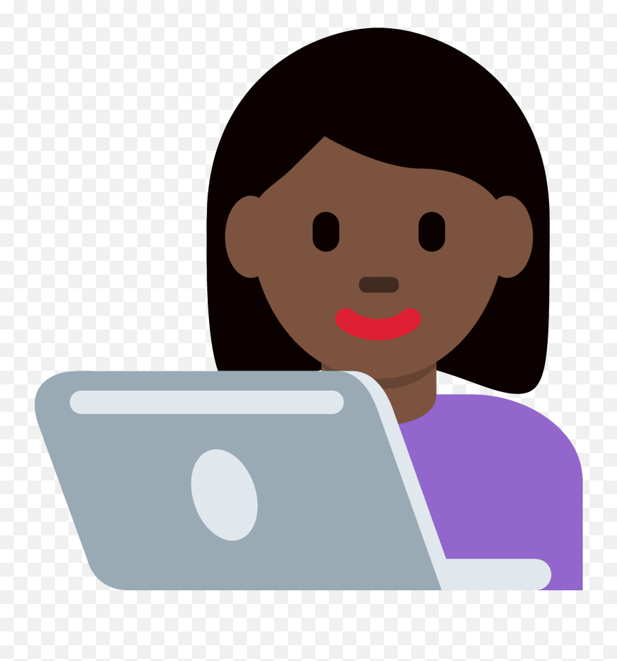 U200d Woman Technologist Dark Skin Tone Emoji,Black Skin Emoji