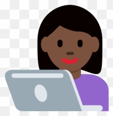 U200d Woman Technologist Dark Skin Tone Emoji,Black Skin Emoji