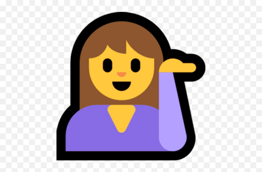 Login Emoji,Emoji Woman Tipping Hand