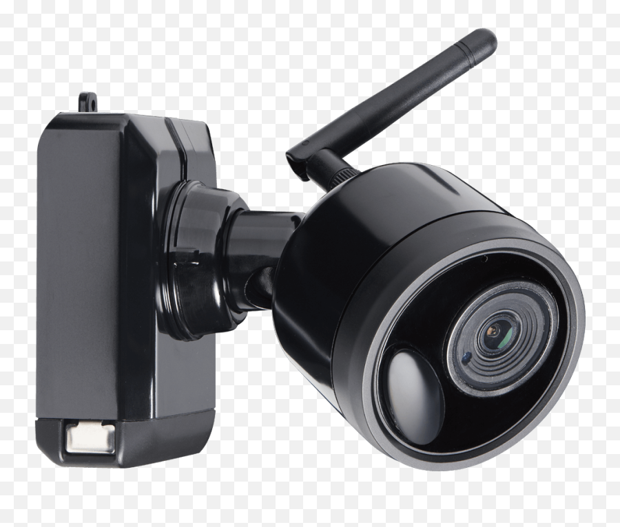 Black Battery Powered Add On Hd Security Camera Emoji,Video Camer Emoji Png